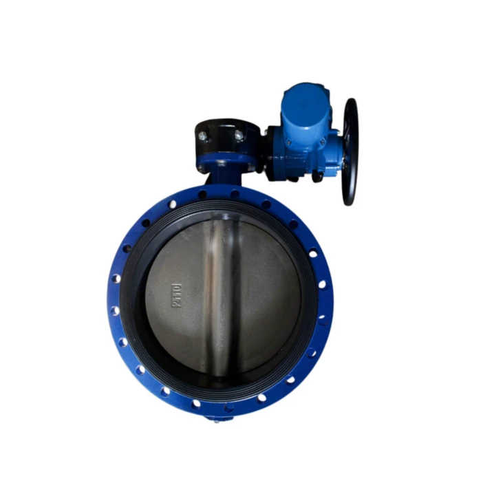 Ductile Iron Electric Flanged Butterfly Valve